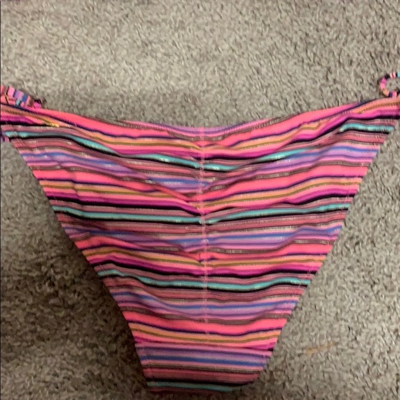 Victoria’s Secret Neon/Gold Foil String Bikini - Picture 6 of 6